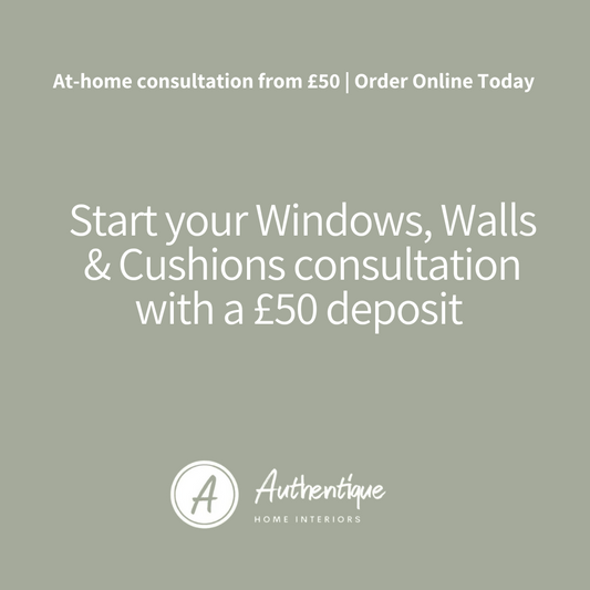 At Home - Windows, Walls and Cushions Consultation From £50