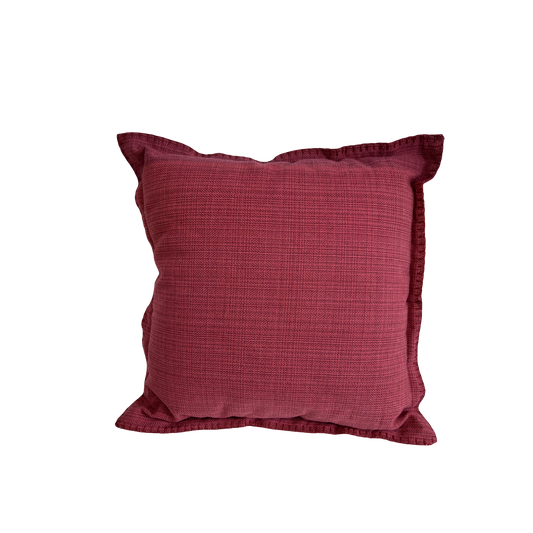 Cotton cushion with M/Lea filling - ROSE PINK