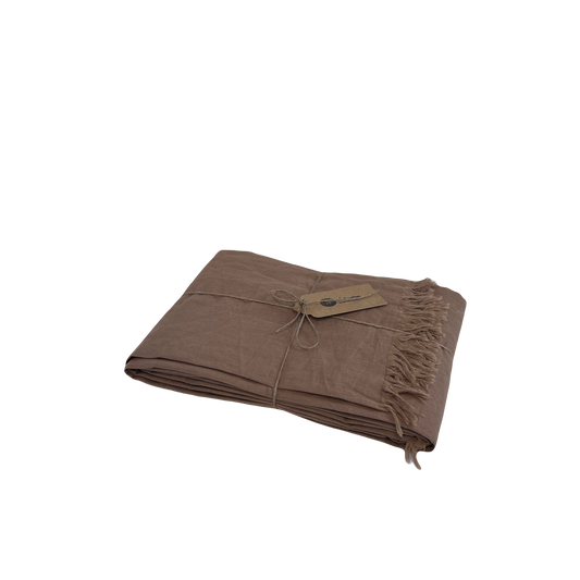 Linen Tablecloth TAUPE